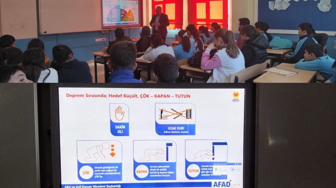 1-7 MART DEPREM HAFTASI TATBİKATI YAPILDI